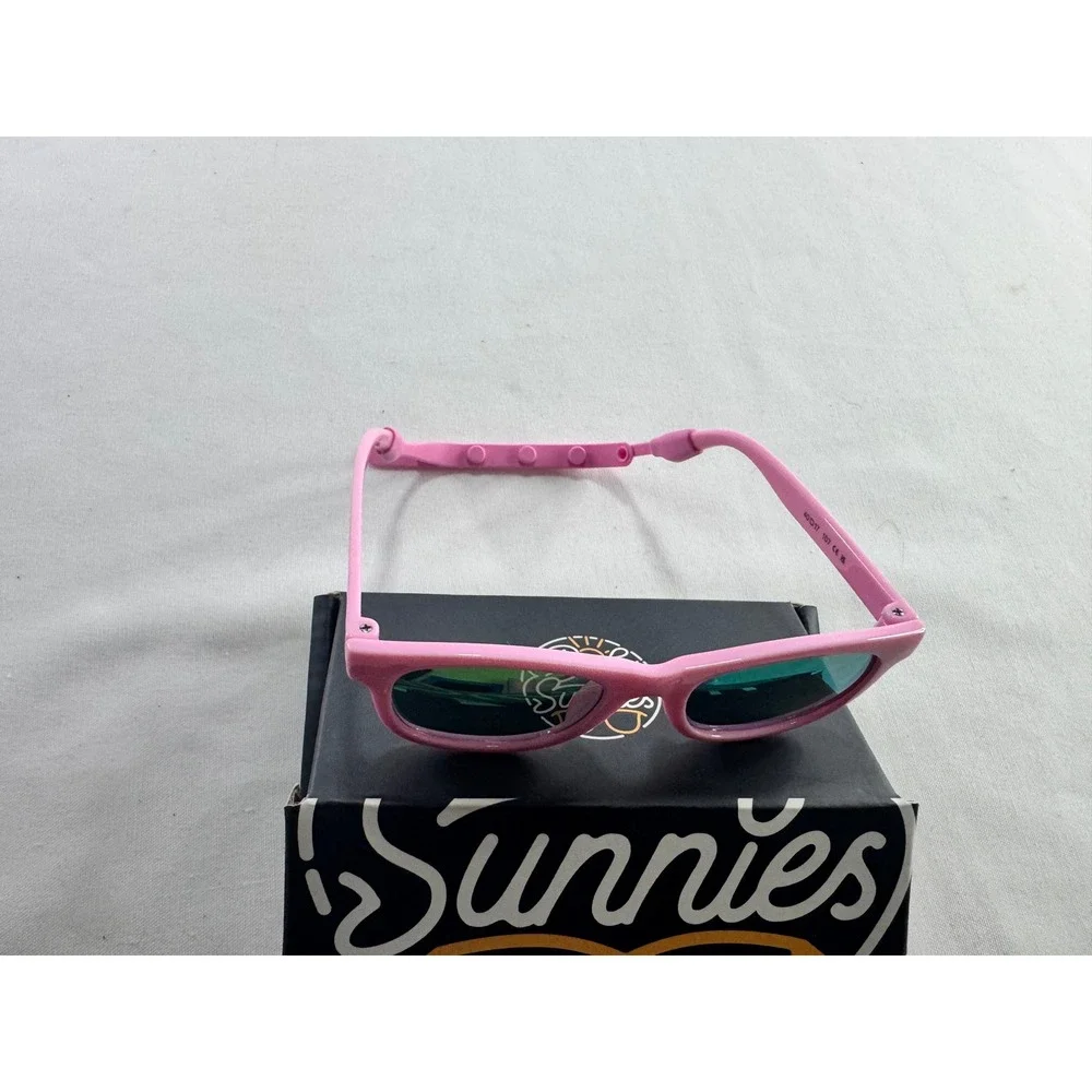 Baby Sunnies Pink Polarized Sunglasses with Adjustable‎ Strap and Case